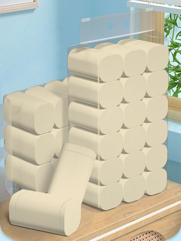 4-Ply Bamboo Pulp Toilet Paper — Soft and Comfortable; Suitable for Homes, Offices, and Dining Establishments