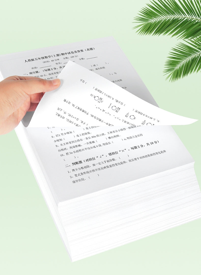 A4 Copy Paper, 500 2500 4000 Sheets, White, 70g — Printing Paper for Home, School, and Office Use
