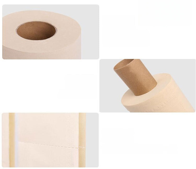 Eco-Friendly, Flexible Bamboo Pulp Toilet Paper — Super Absorbent, 2–4 Ply, Thick & Durable