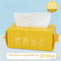 Pure Cotton Facial Cleansing Towels — Soft, Double-Layer, Disposable Face Towels