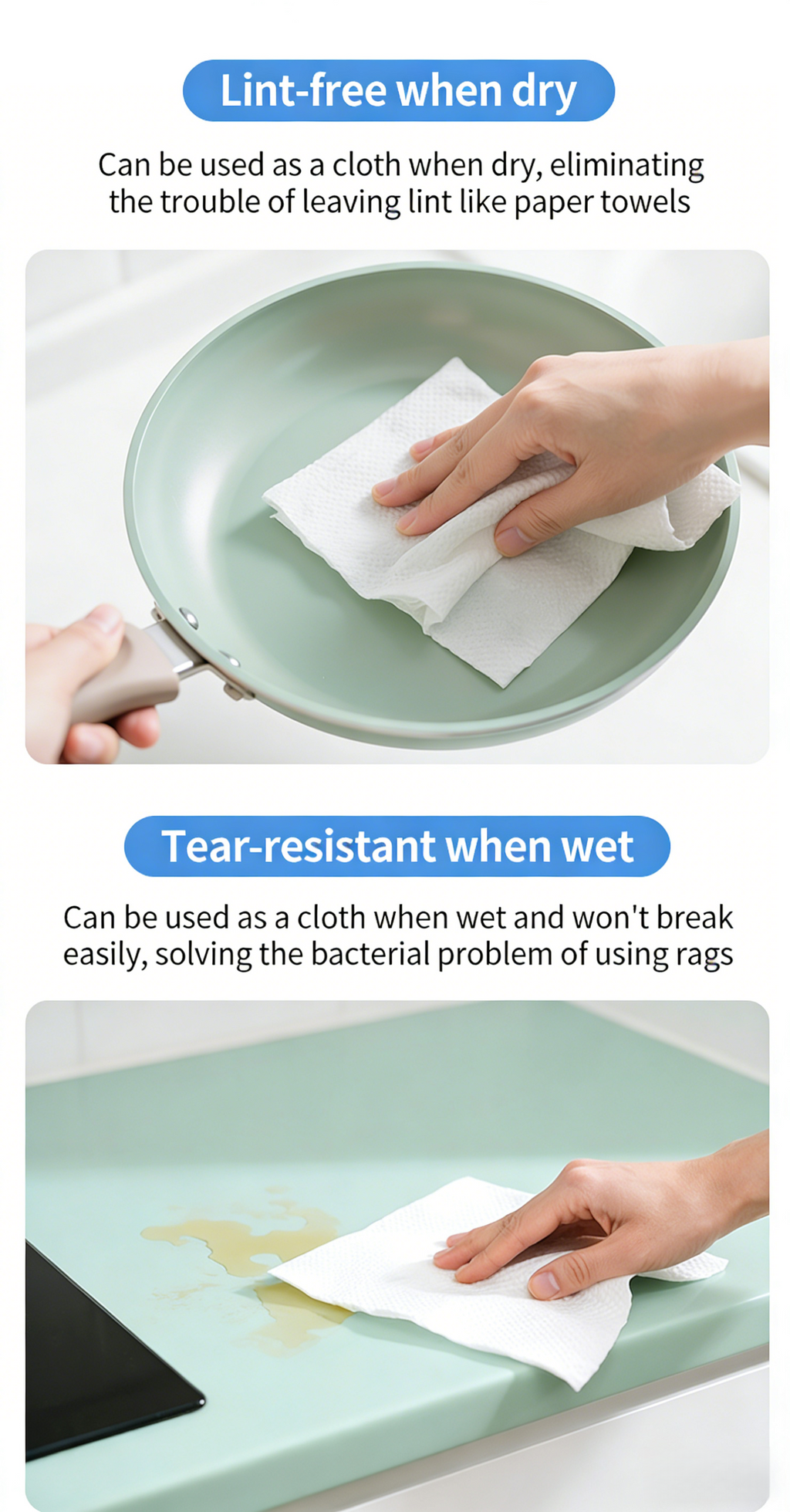 Disposable Kitchen Oil-Absorbing Paper