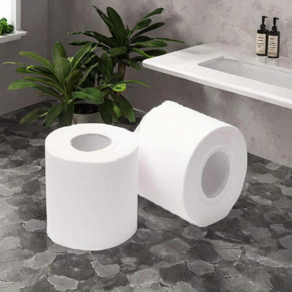 Customizable Size 2-Ply Toilet Tissue Paper Roll Economically Priced