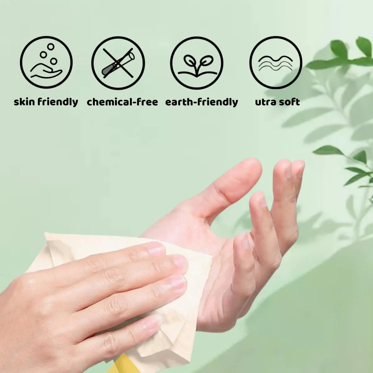 4-Ply Bamboo Toilet Paper Total Unbleached Tree-Free Earth-Friendly Soft Strong Flushable Bamboo for Restaurant Use