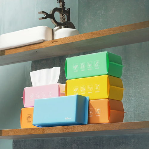 100% Cotton Portable Facial Washcloth Large and Soft Disposable Face Towel for Daily Cleaning Care 2 Ply Layered