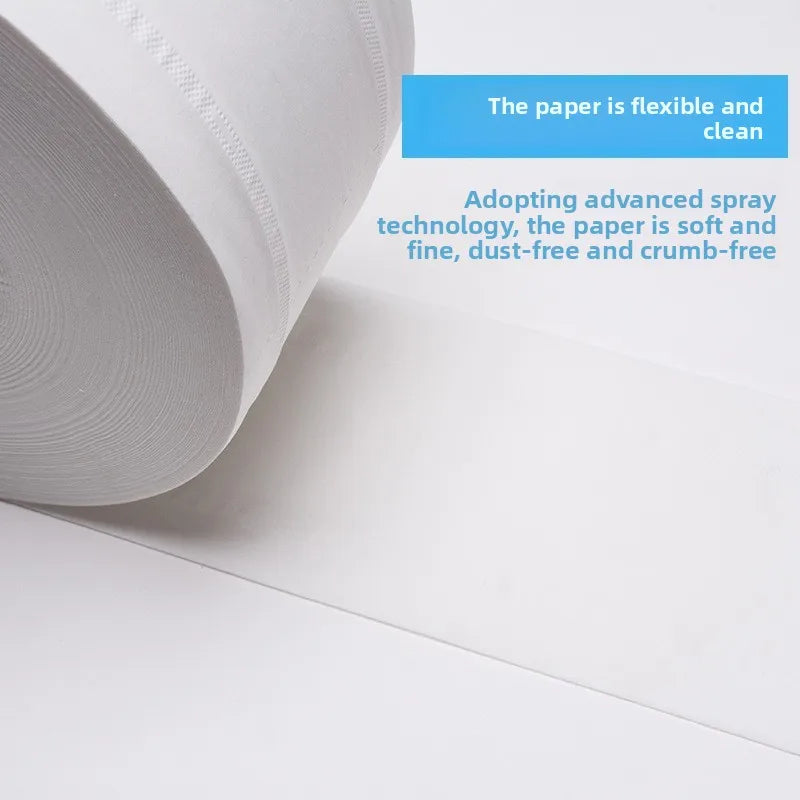 12 Rolls Jumbo Commercial Hotel Bathroom Toilet Paper Strong Soft Flushable