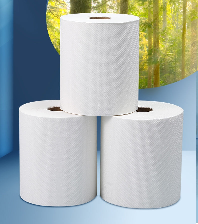 Jumbo Roll Hand Towels — Large-Format Wiping Paper, Pull-Type Hand Towels, Cleaning Paper
